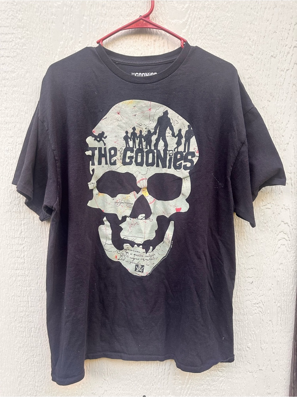 The Goonies Skull Graphic Short Sleeve Tee - Black